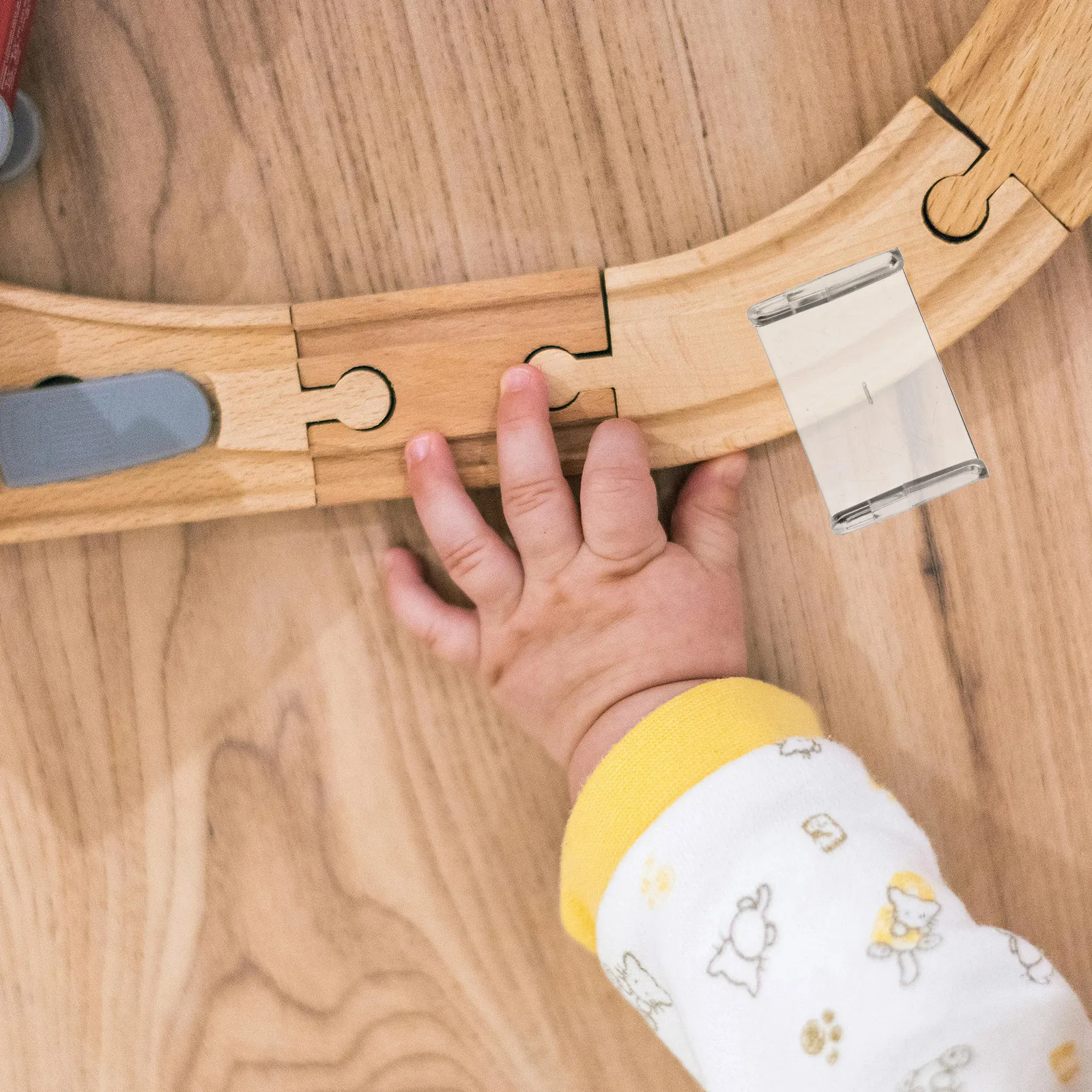 Accesorios de pista para niños, Clips estables, sujetadores de plástico, cerraduras de montaje ferroviario seguras, abrazaderas de fijación de pista potenciadoras, 20 piezas