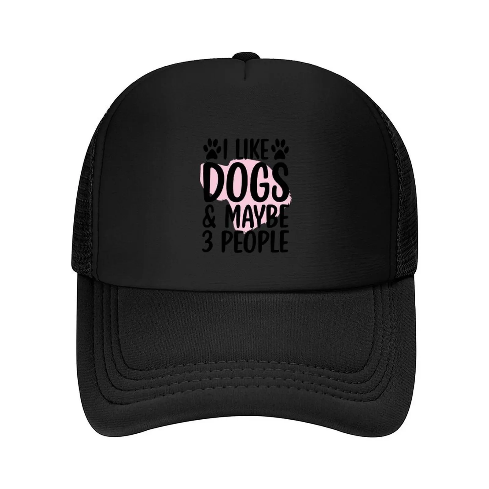 

I Like Dogs And Maybe 3 People Baseball Cap Fashion Beach men's big size hat Hood |-F-| Men Golf Wear Women's