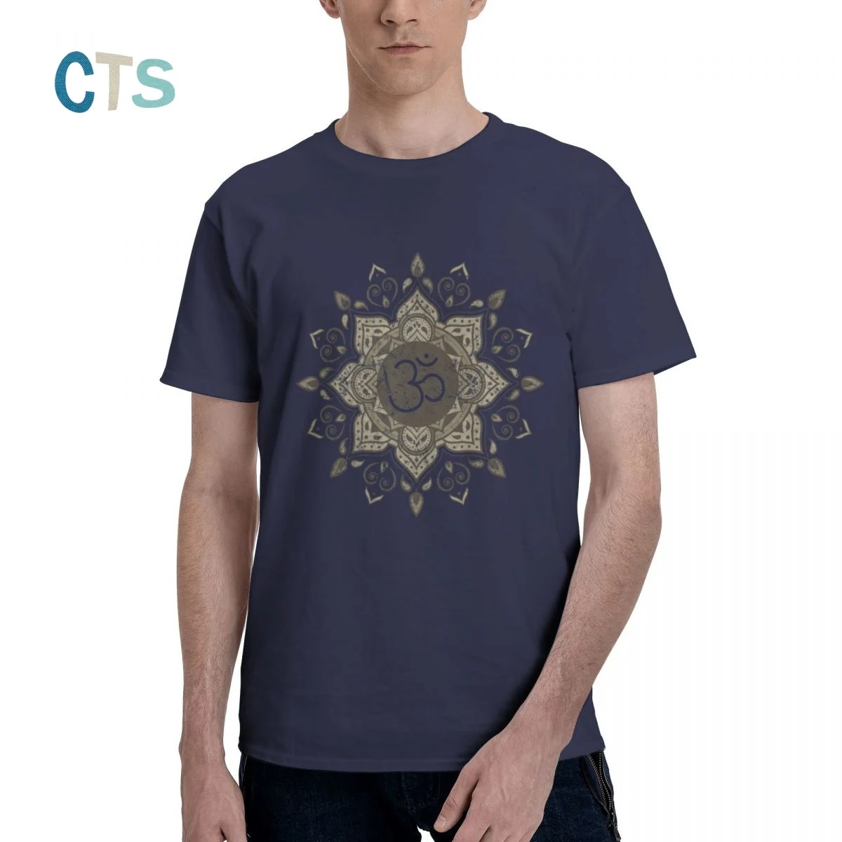 Men Women T-Shirt Om Mandala Spiritual New Age Buddhist Yoga Funny Cotton Tee Shirt Short Sleeve T Shirt O Neck Clothes New