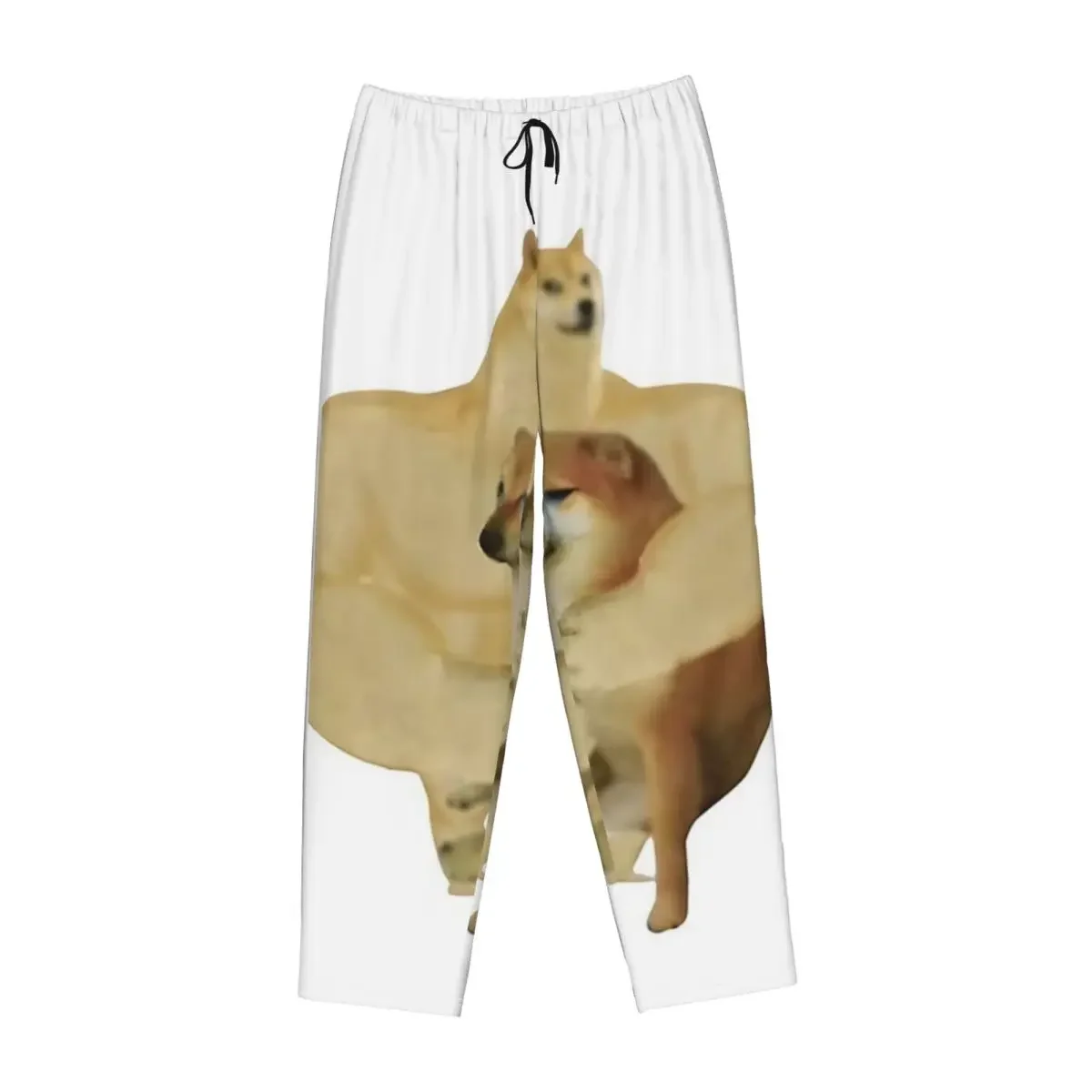 

Custom Doge Shiba Inu Memes Women Pajama Pants Lounge Sleep Sleepwear Bottoms with Pockets