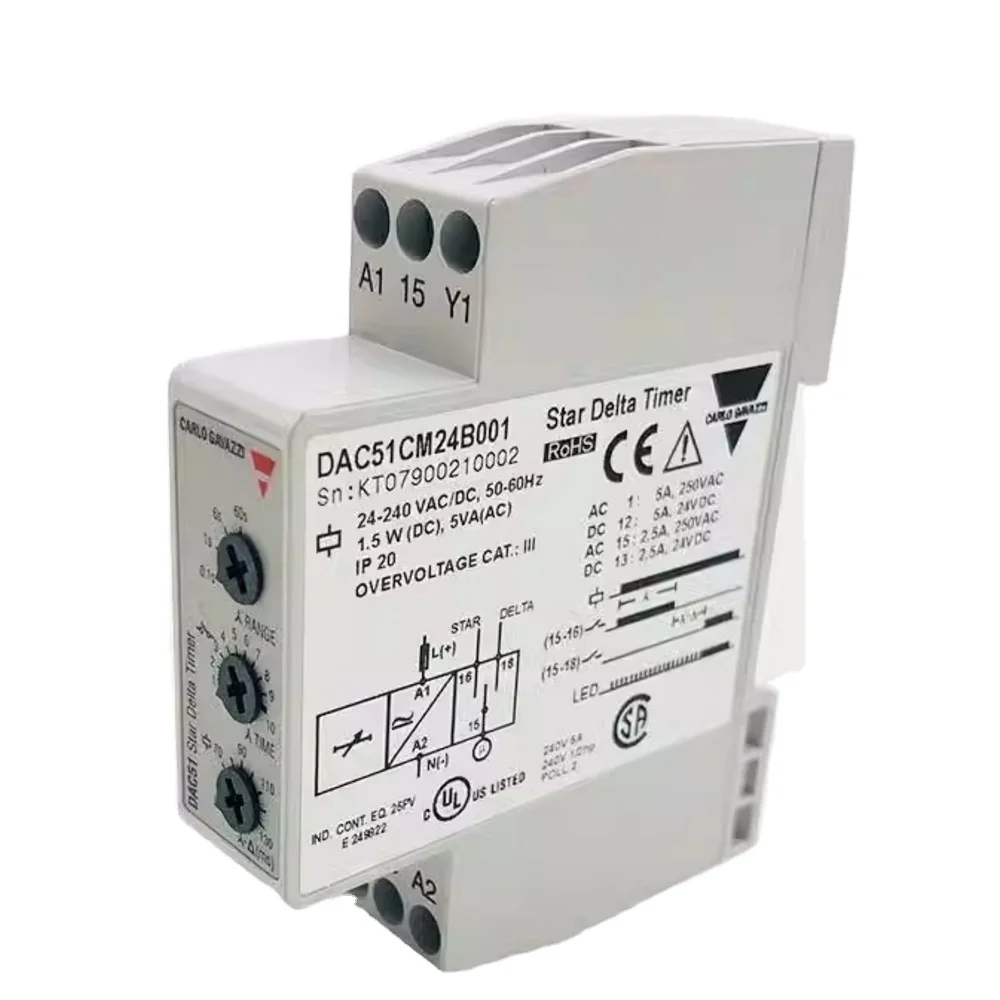 Solid State Relay DAC51CM24B001 Star Delta Timer Tersedia