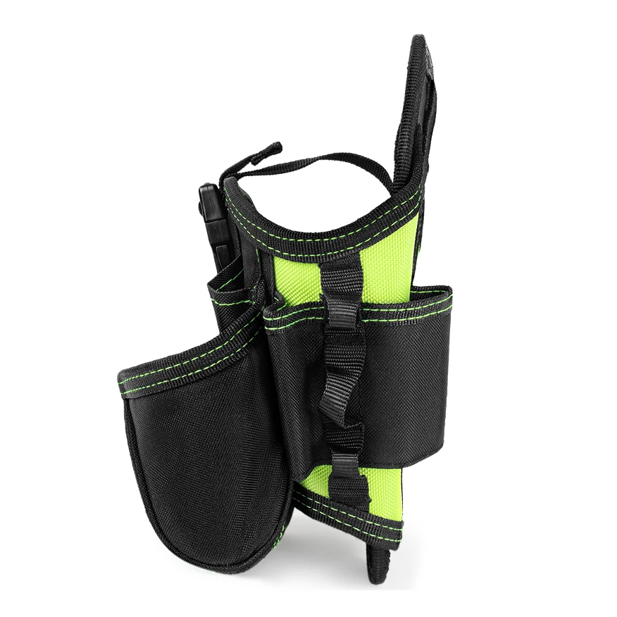 JAKAH Robuste Elektriker-Werkzeugtasche mit großem Fach, Werkzeuggürteltasche, Bohrerholster, Elektriker-Tasche HL060 – Detail 5