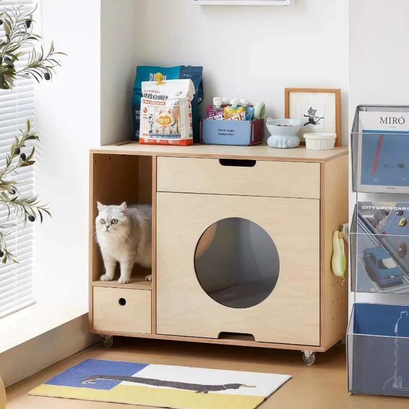 Ocean plate side cabinet, simple Nordic modern living room wall locker