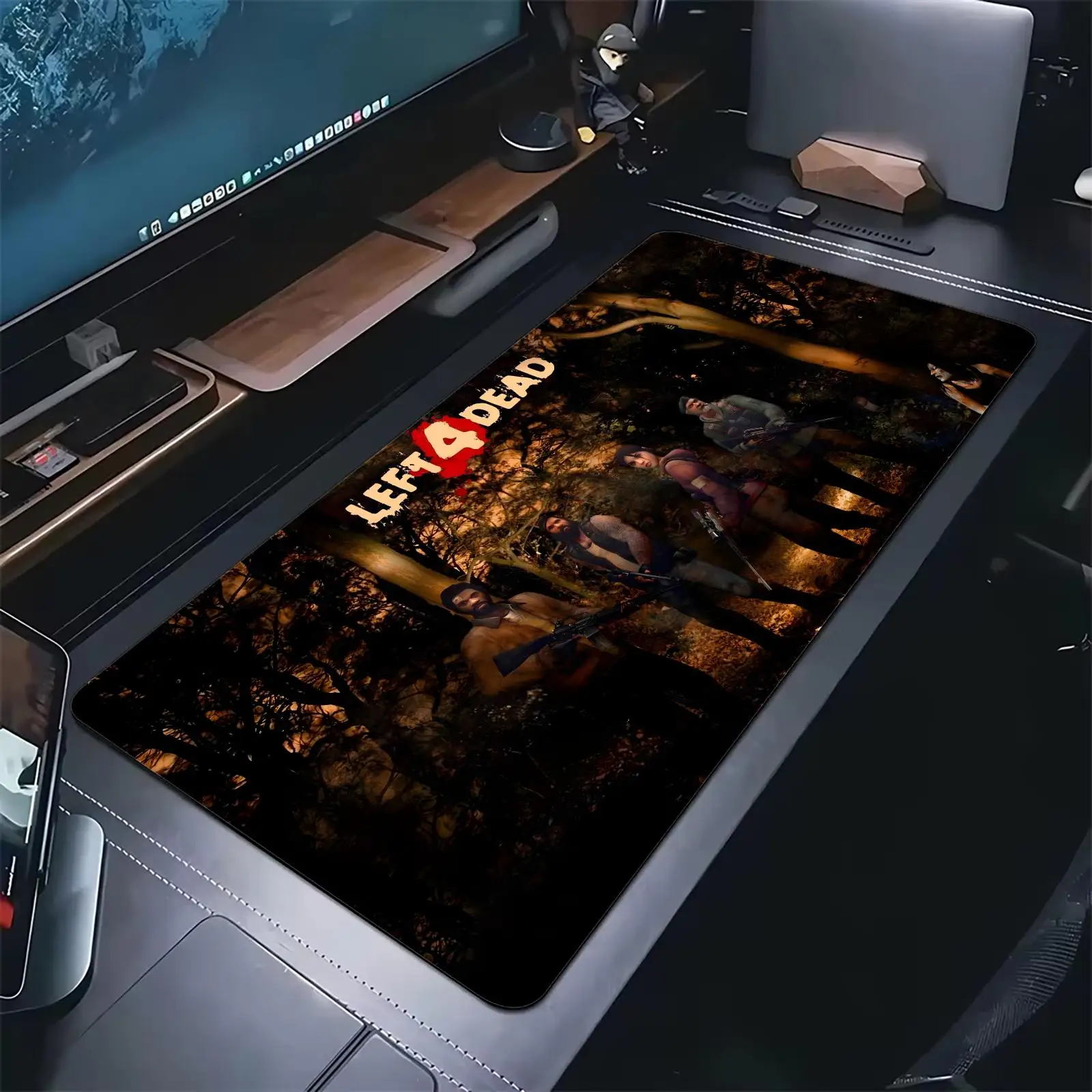 Left 4 Dead 2  Mouse Pad Pro E-Sports Gaming Mousepad Extra Large Non-Slip Stitched Edge Keyboard Laptop Desk Mat For PC Gamer