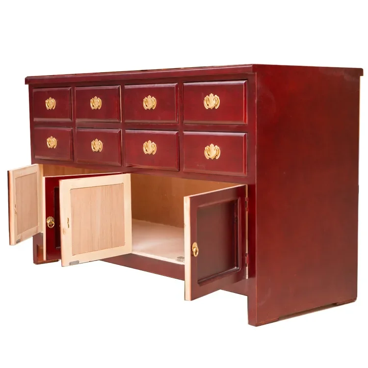 Traditional Chinese Medicine Dispensing Table Solid Wood Traditional Chinese Medicine Counter Traditional Chinese Medicine Opera