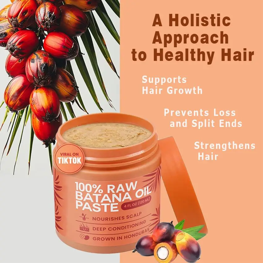 

Raw Batana Oil for Hair Growth Batana Oil for Dry Hair Mask 120ml