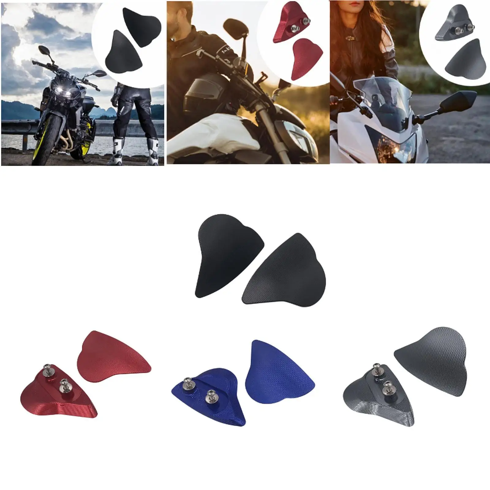 

2x Mirror Block Off Plates Replaces Aluminum Alloy Stable Mirror Hole Decorative Cover Motorcycle Accessories for Yzf-r6