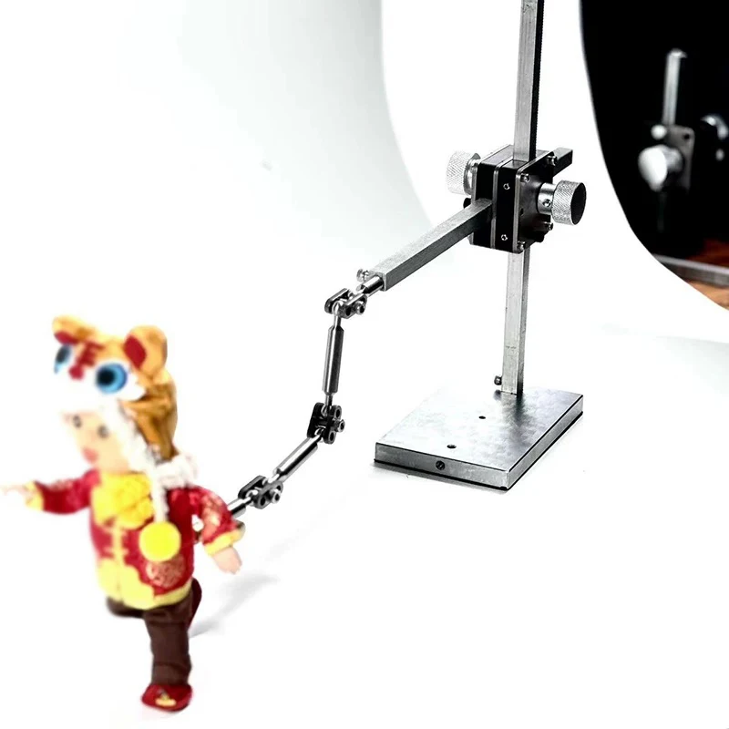 XY Axis Lifting Bracket Stainless Steel Stop Motion Animation Shooting Universal Bracket 16CM 26CM Doll Holder