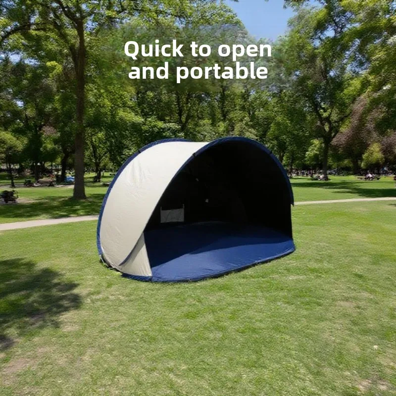 

Automatic Pop Up Beach Tent Sun Shelter for Multiple People Fiberglass Shade