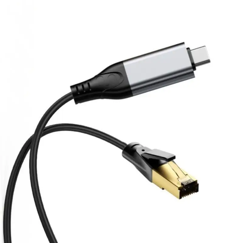 652F Fast Speed Type C Ethernet Networking Cable No Driver Need For Computer Tablet