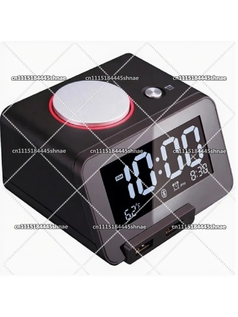 creative multi-function music alarm clock LED children's bedside silent luminous light