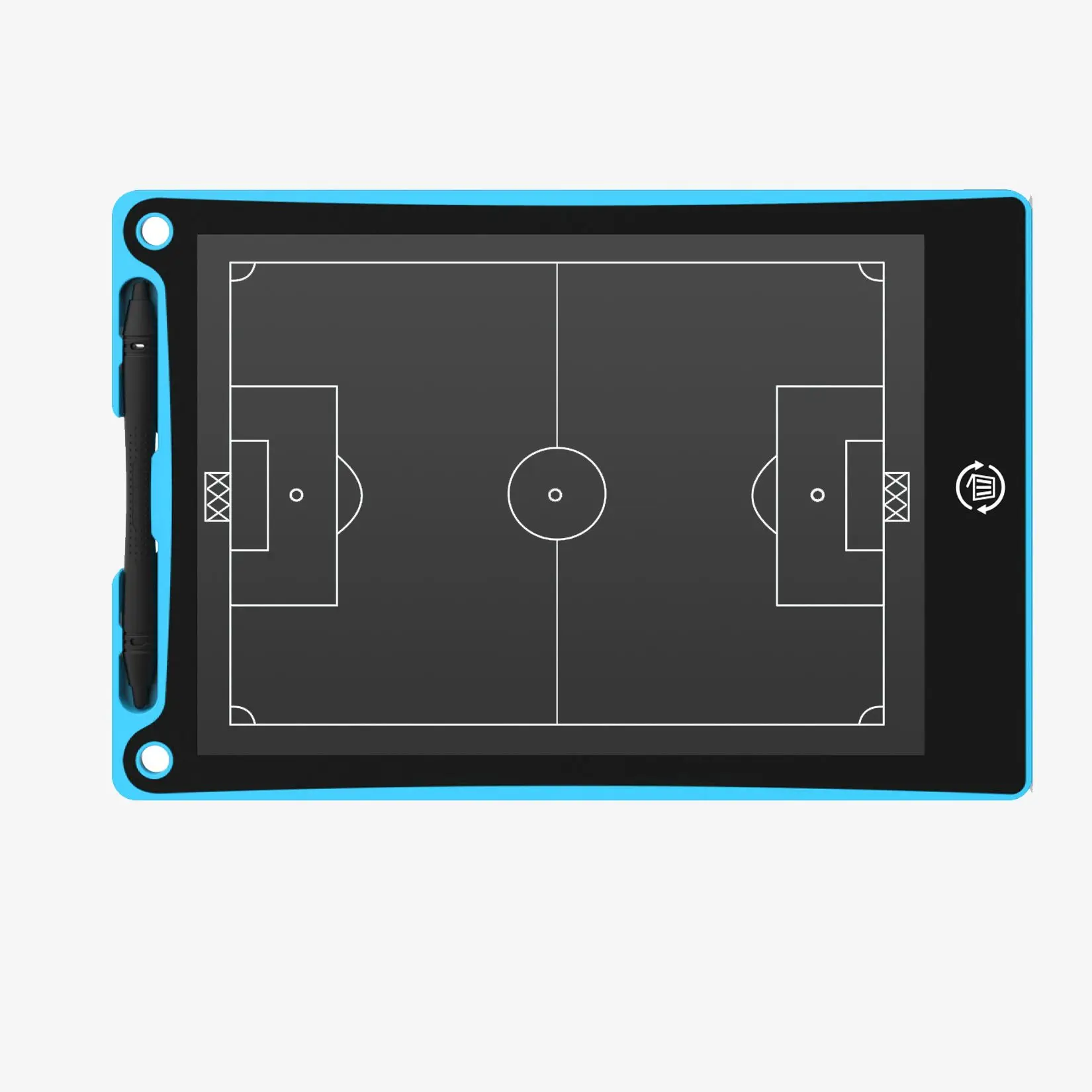 Tablet menulis bola basket grafiti sepak bola 10 inci Alas gambar LCD dapat ditulis ulang