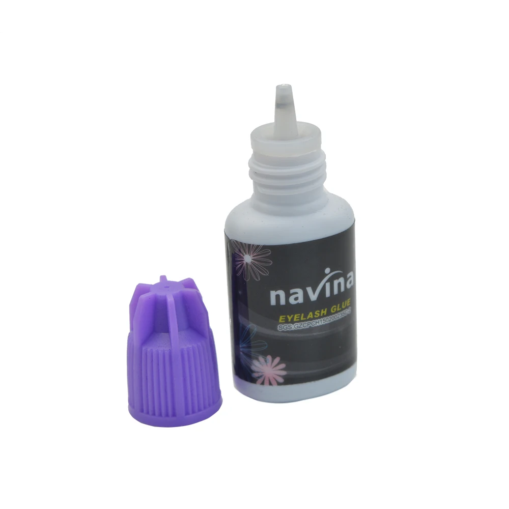 Navina 1pcs Professional EyeLash Extension Glue Long Last Lashes Adhesive Black False Individual Eyelashes Glue Makeup