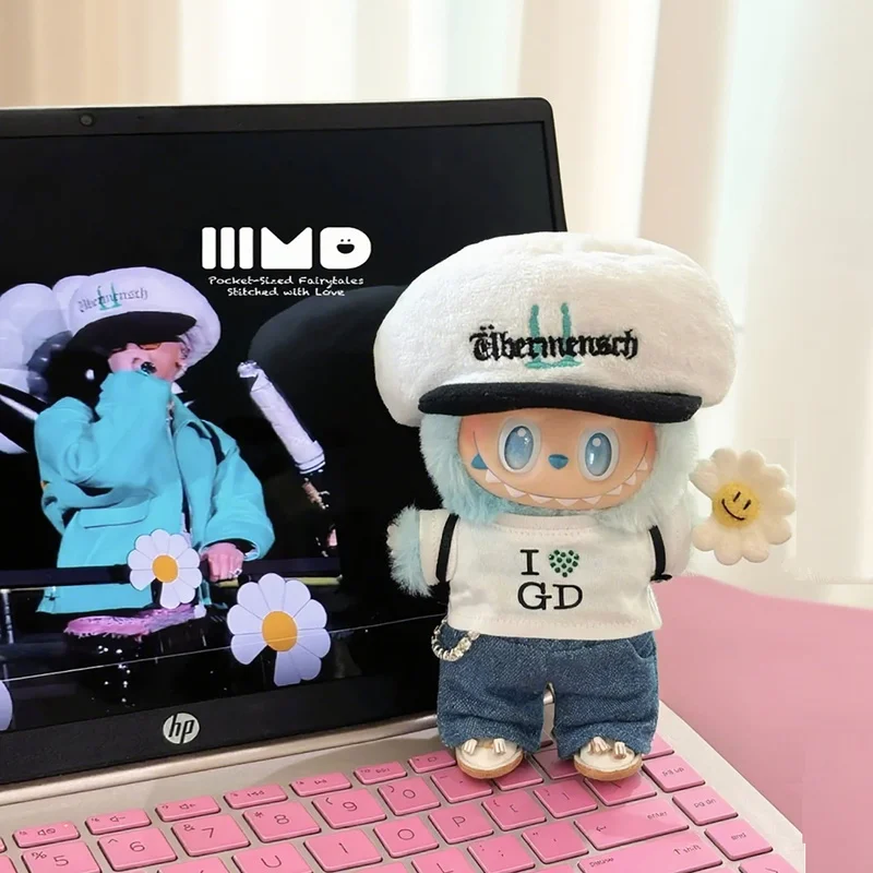 

Только горячая одежда для кукол 17 см Idol GD Поддержка шляпы Концертный стиль Вязаный крючком шарф Модная и модная милая шляпа с грибами