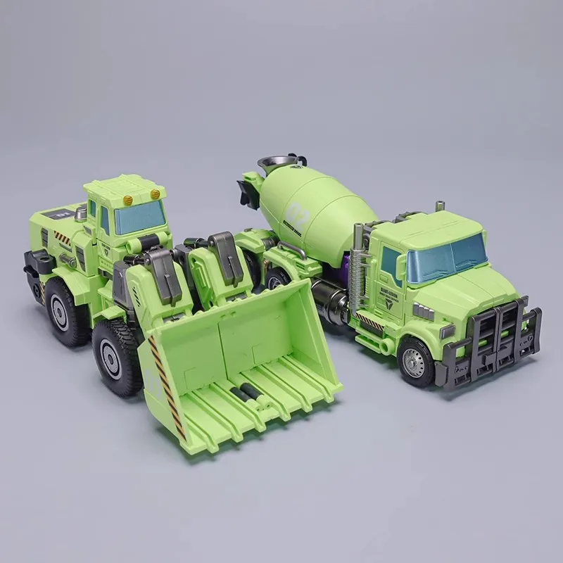 LEGÊNCIA GIGANTE Hooker, escavadeira, guindaste, reboque, pá, caminhão misturador GLA-010203040506 Brinquedo transformável Devastator