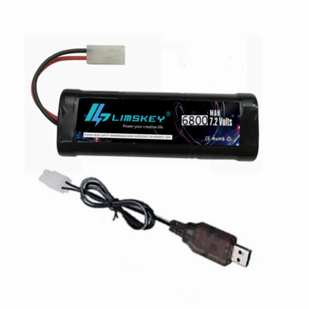 7.2V Batterij 6800Mah 5000Mah Sc Nimh Batterijen Pack Voor Rc Auto Vrachtwagen Buggy Boot Tank 7.2V ni-Mh Baterias Met Tamiya Connectors