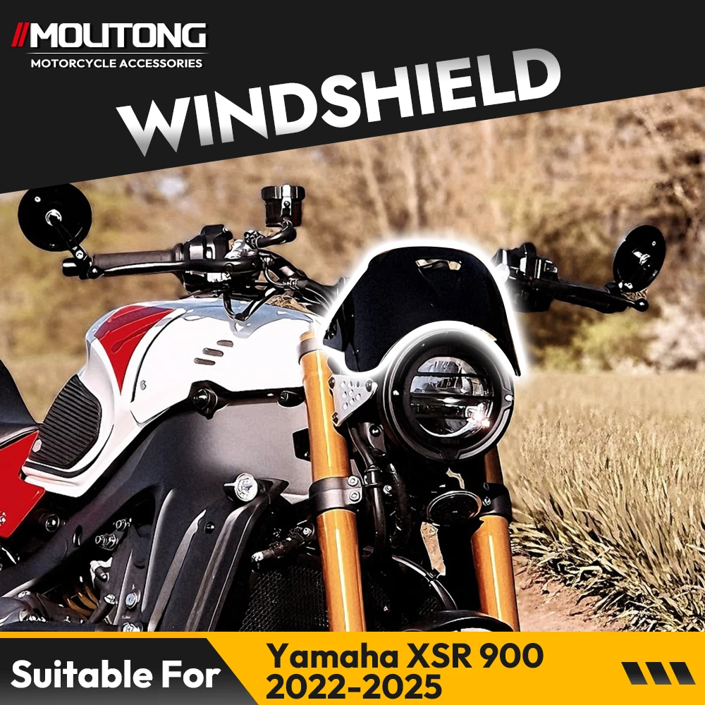 Motorcycle Accessories Fit For YAMAHA XSR 900 2022 2023 2024 2025 Cockpit Visor Headlight Cowl Windscreen Windshield Shield