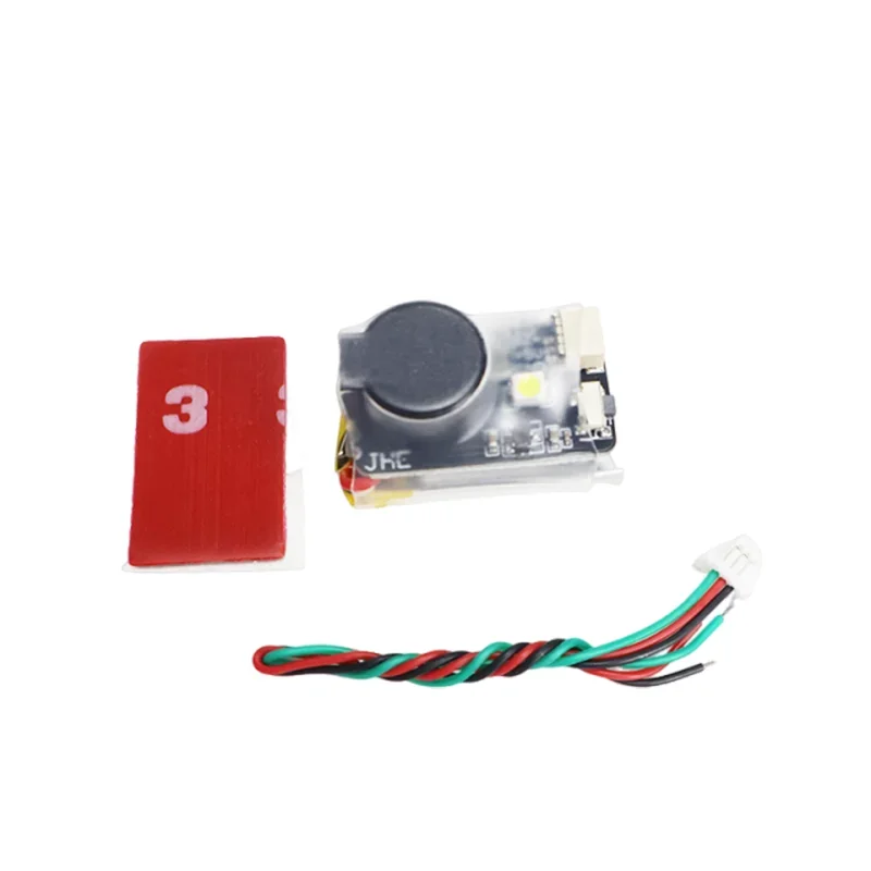 ミニファインダーブザー JHEMCU JHE20B / JHE42B / JHE42B_S 5V 大音量ブザー トラッカー紛失防止/LEDブザー アラーム FPVレーシングドローン用