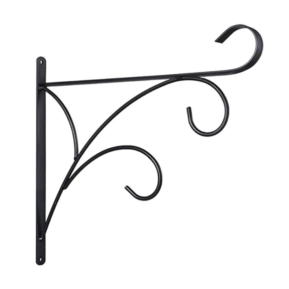 

Plant Hook Flower Pot Hangers Iron Plant Hanger Wall Hooks Hanging Basket for Plants Decor Garden Room Outdoor Planter