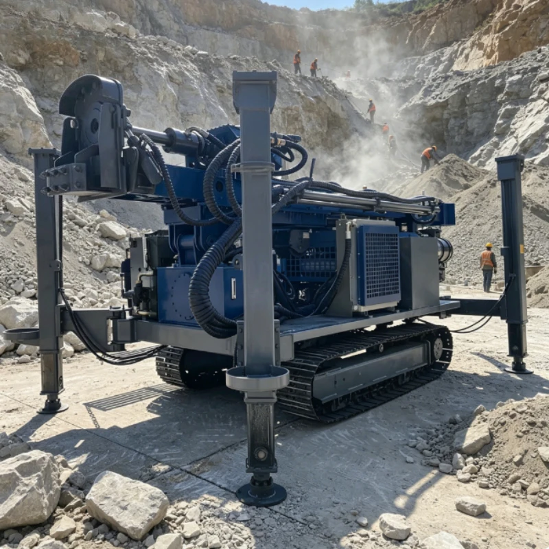 RC Reverse Circulation Drilling Rig Exploration Geotechnical Investigations Drilling Rig Diesel-Powered 350/500m Depth 105-400mm