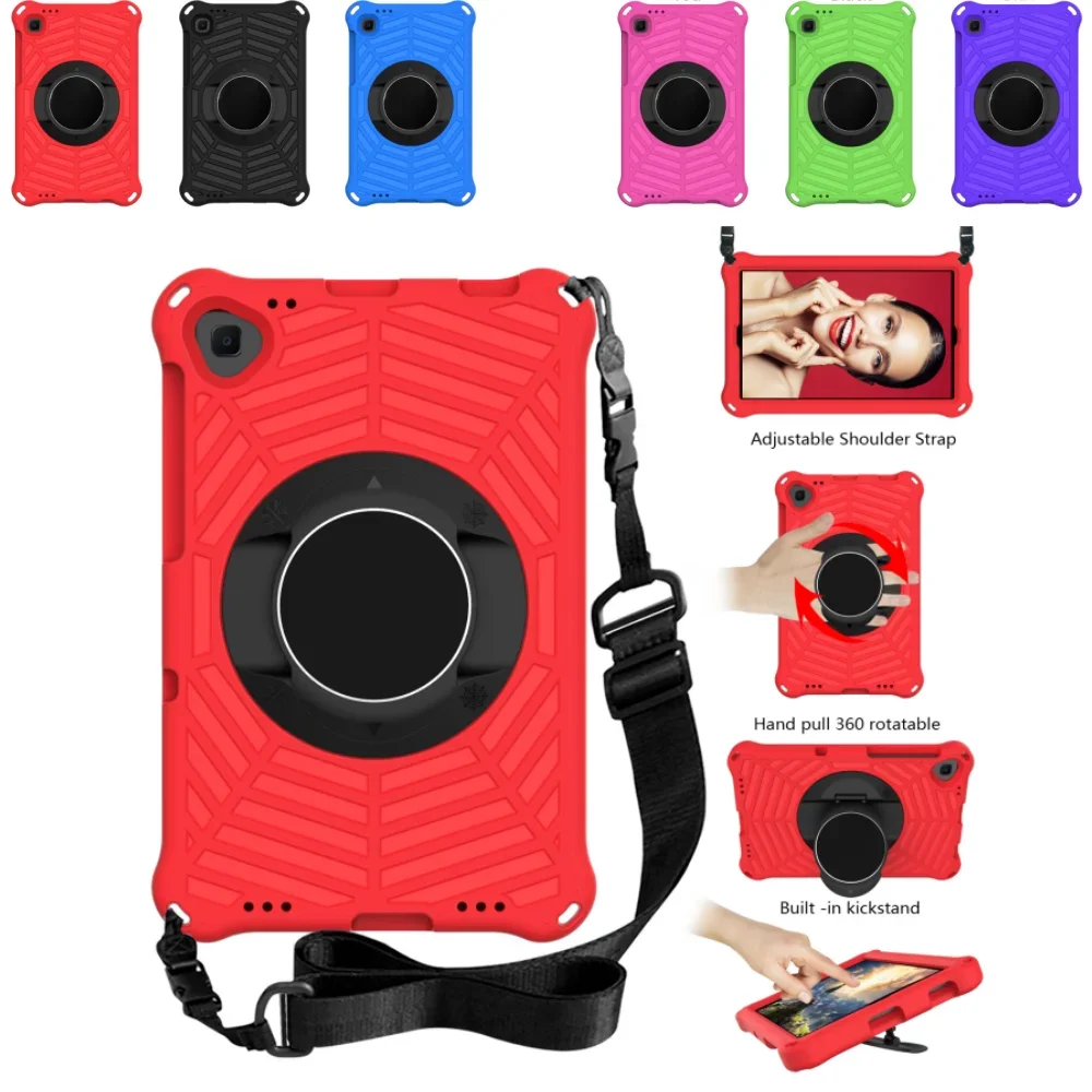 

Kids EVA Case for Samsung Galaxy Tab A 8.0 SM-T290 SM-T380 SM-T387 4 SM-T330 E SM-T377 A7 Lite 8.7 SM-T220 Cover with Straps