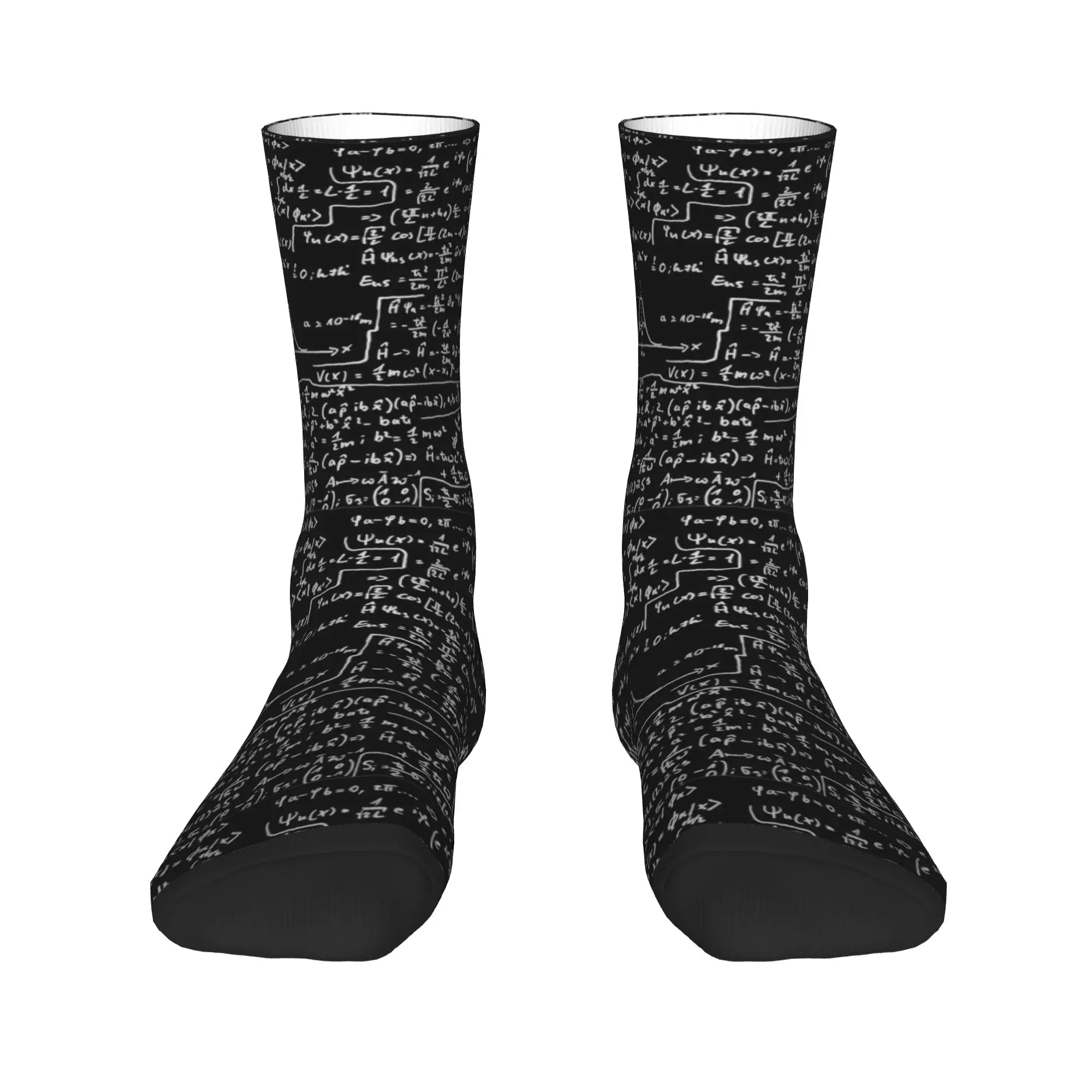 Quantum physics formula, mathematics science math quantum physics pattern Stockings Autumn Anti Sweat Socks Men Soft Socks