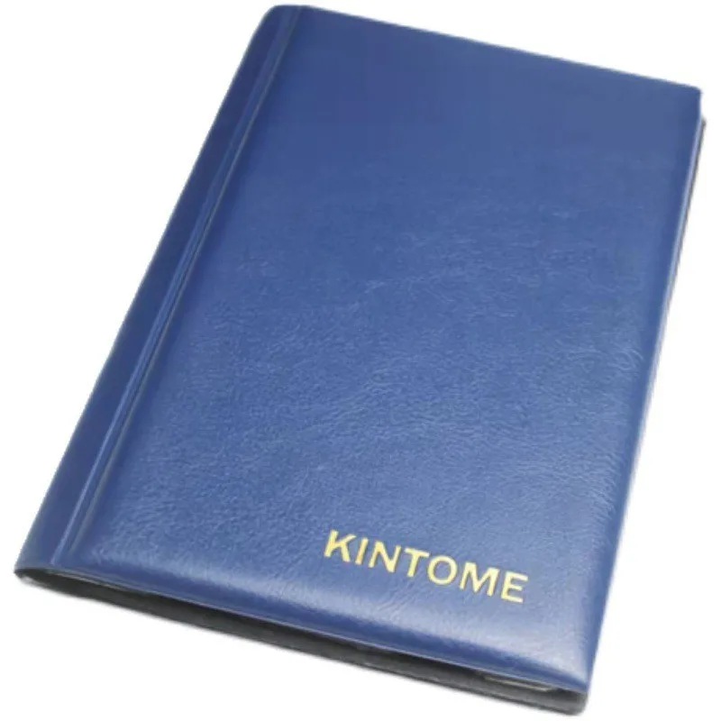 KINTOME Paper Clip Book High-end Leather Coin Collection 1 Yuan Coin Size Storage Book General Paper Clip Type