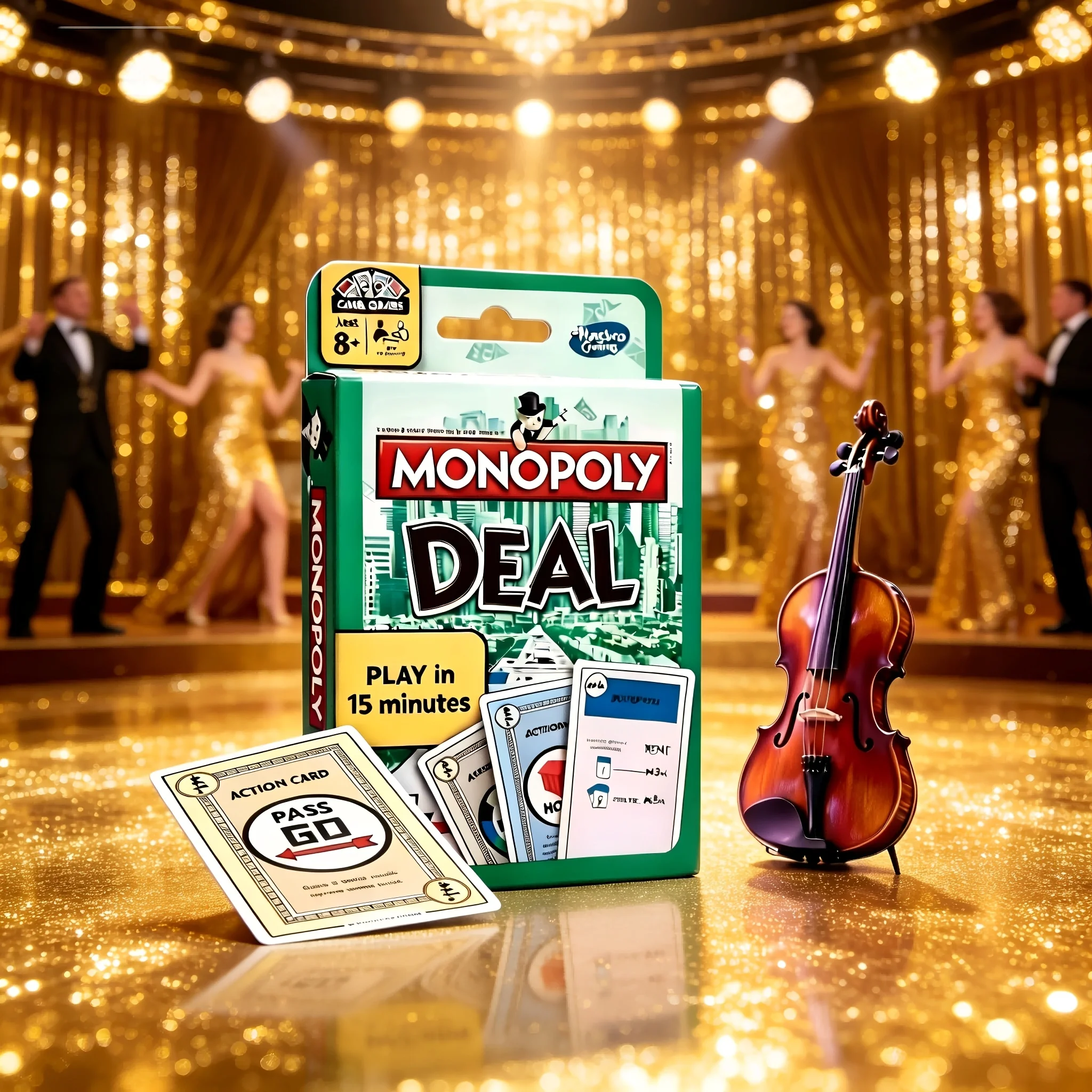 Hasbro Game Monopoly - Jeu de cartes rapide Hasbro Monopoly