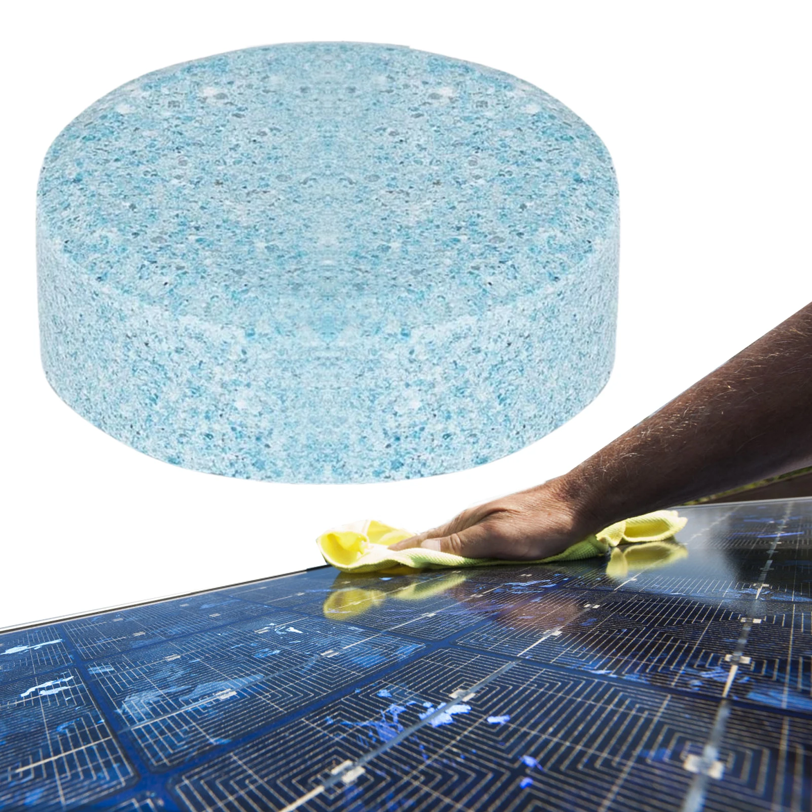 

Solar Panel Cleaner Tablets Cleaning Particles For Dust Smog Excrement Washing Equipment Tool Professional Solution Odor Free
