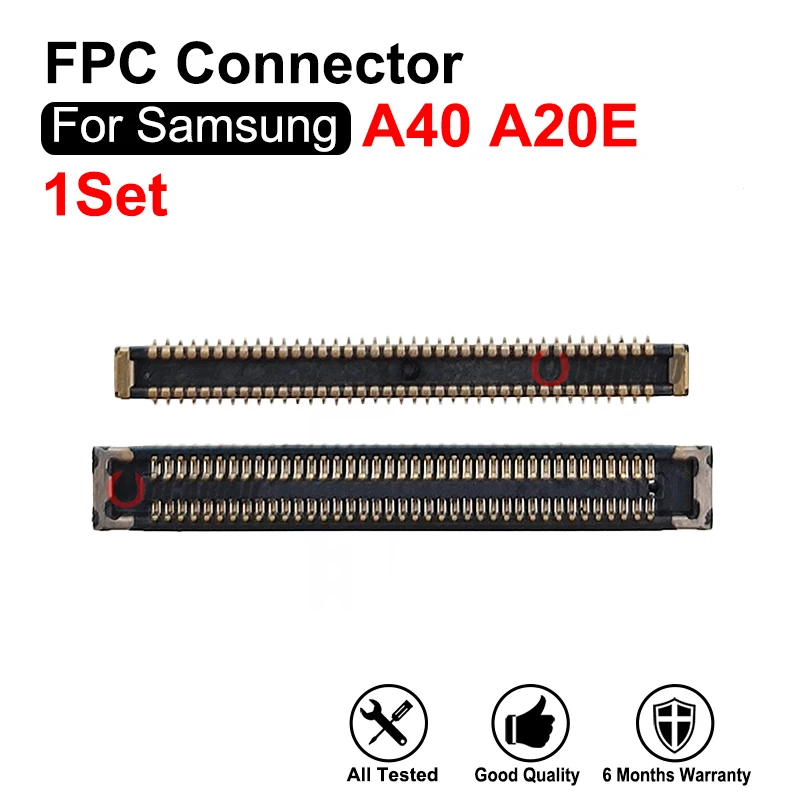 1Set 34/48/78 Pins Charging Port Connector LCD Display FPC Plug Main Board Flex Cable Connector For Samsung Galaxy A20E A40