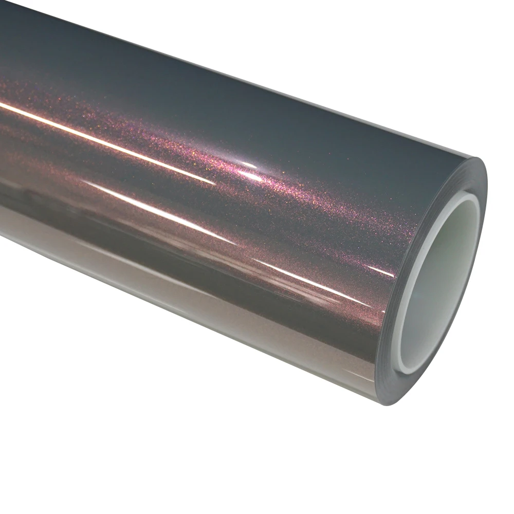 Automotive Vinyl Wrap Stars Phantom Grey Air Release Fade Resistant Automotive Color Change Film
