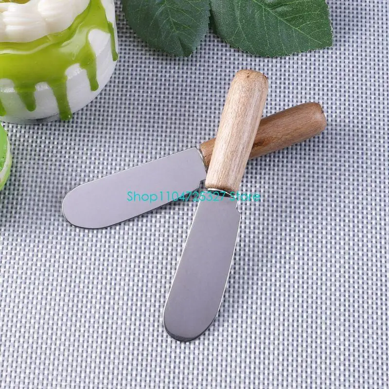 D8KF Mini Sandwich Sandwich Butter Cheese Slicer Knife Stainless Steel Spatula Kitche
