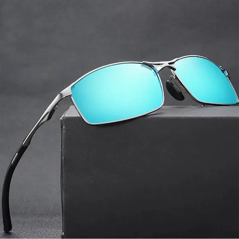 New Luxury Men\'s Polarized Sunglasses Fashion Men Cycling Sports Sun Glasses Vintage High-Quality Male Eyewear UV400 Goggles