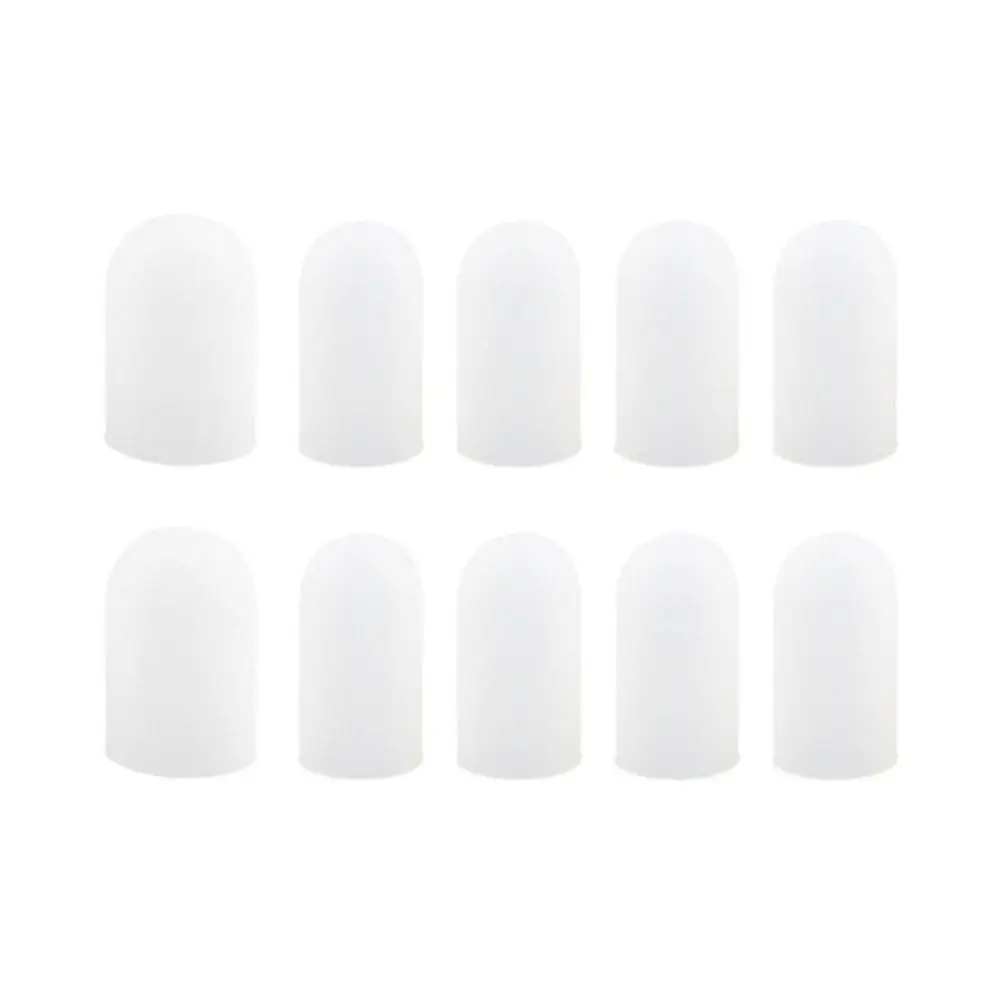 5/10 Pcs High Temperature Resistant Silicone Finger Protector Anti-slip Heat Insulation Finger Caps Antistatic Wear-resistant