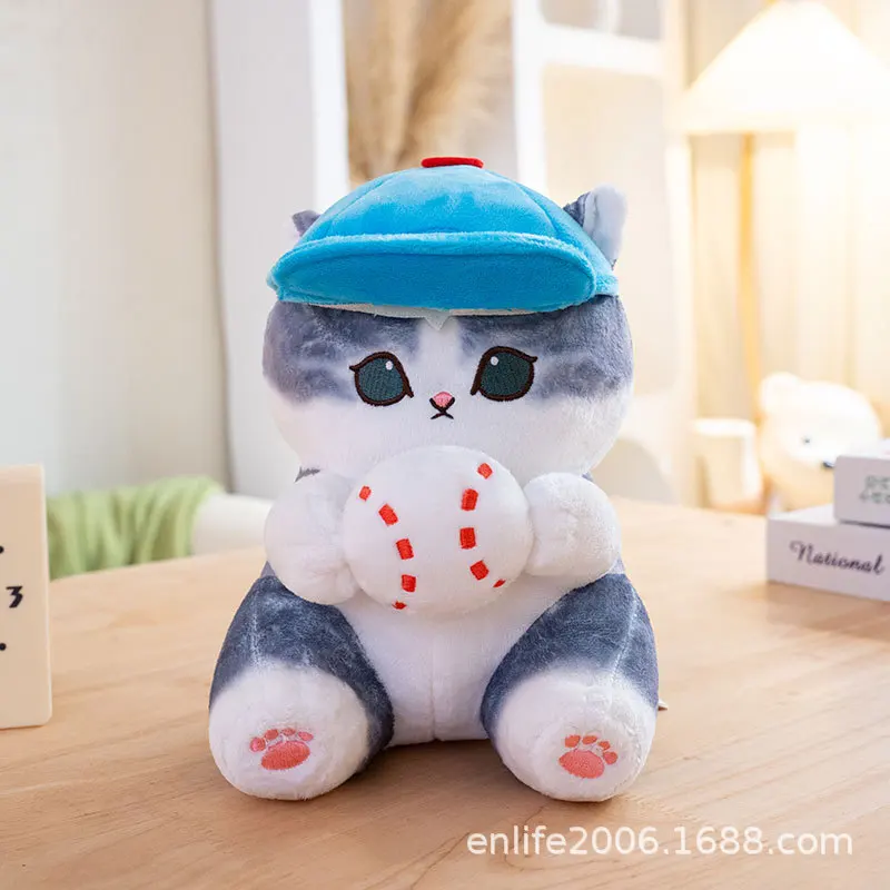 Cute Mofusand Cat Plush Toy Different Outfits Kitten Stuffed Doll Soft Animal Pillow Kawaii Gift for Kids