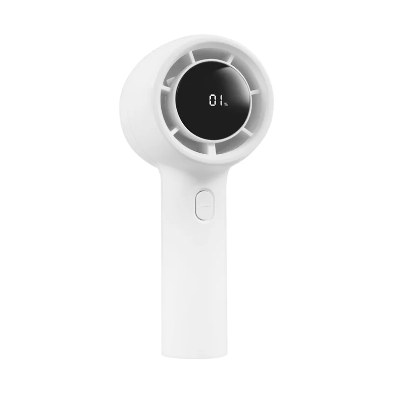 FAST-Handheld Portable High Wind Long-Lasting Desktop Silent Small Fan 3-Speed Charging Fan With Display