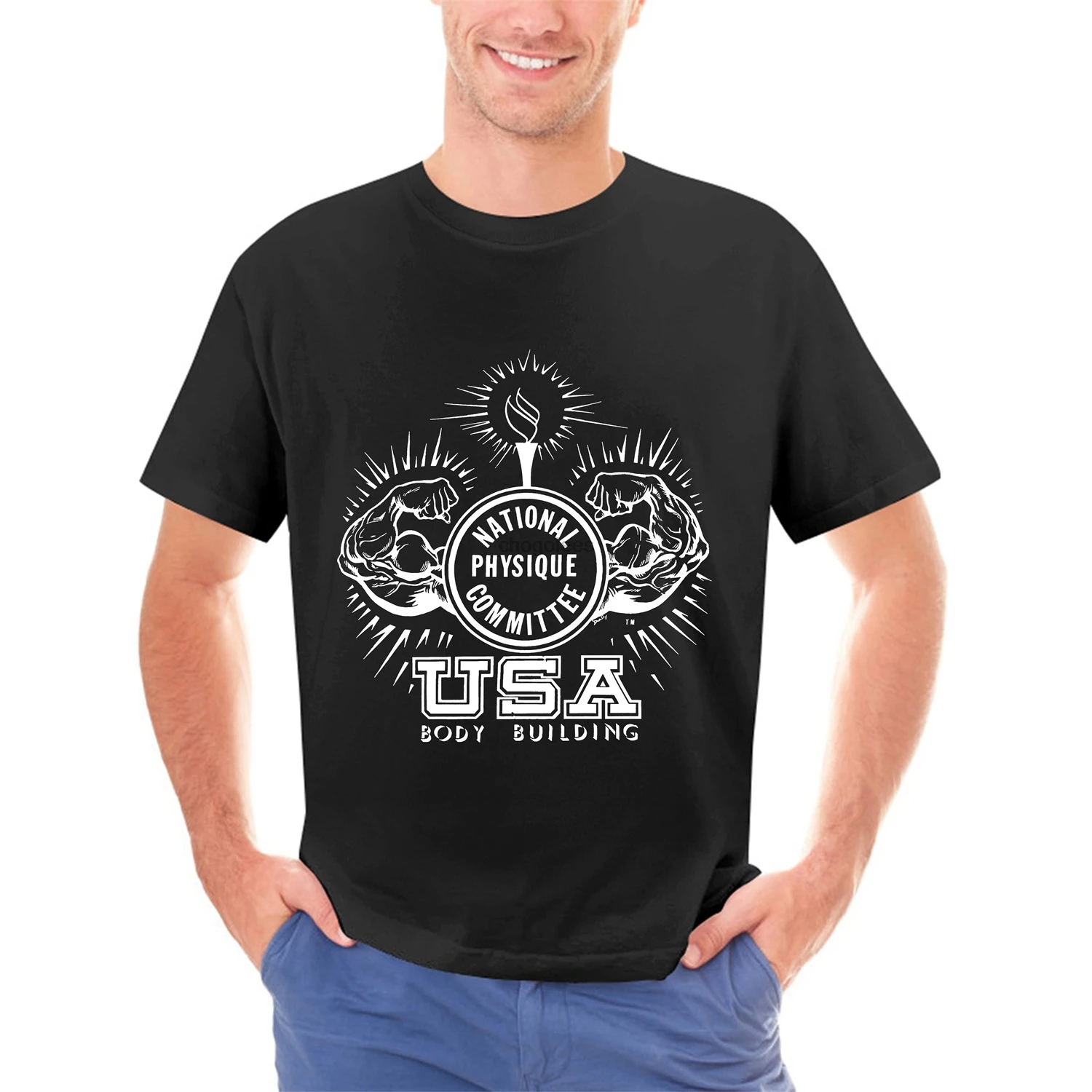 T-Shirt Bodybuilding Fitness Palestra Npc National Physique Comitee