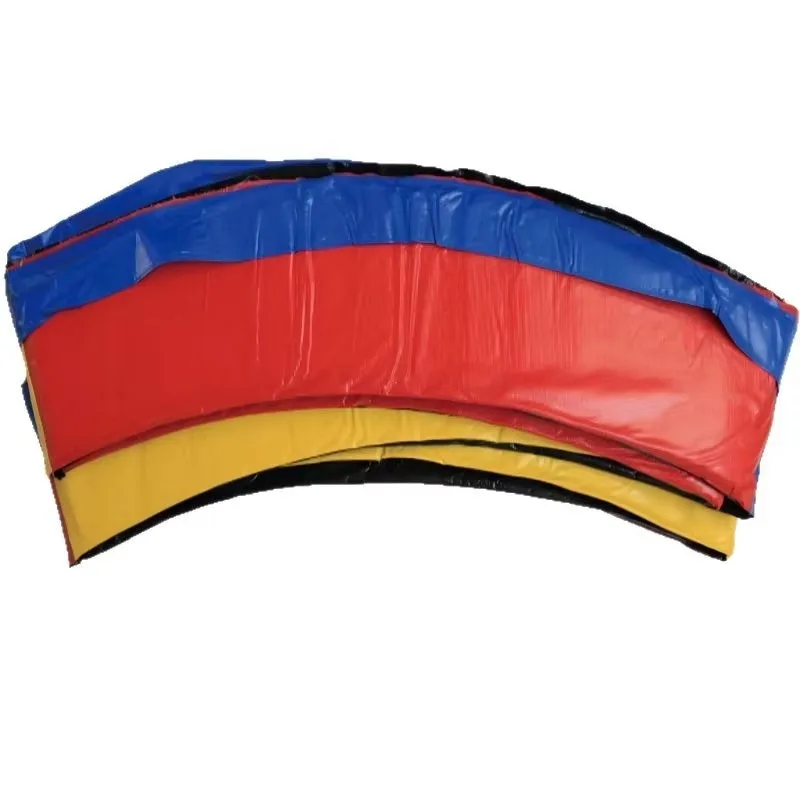 YTYIN Large Indoor Fitness Round Trampoline For Adults Kids Foldable Waterproof Tear-Resistant Safety Pad Made Durable Polypropy