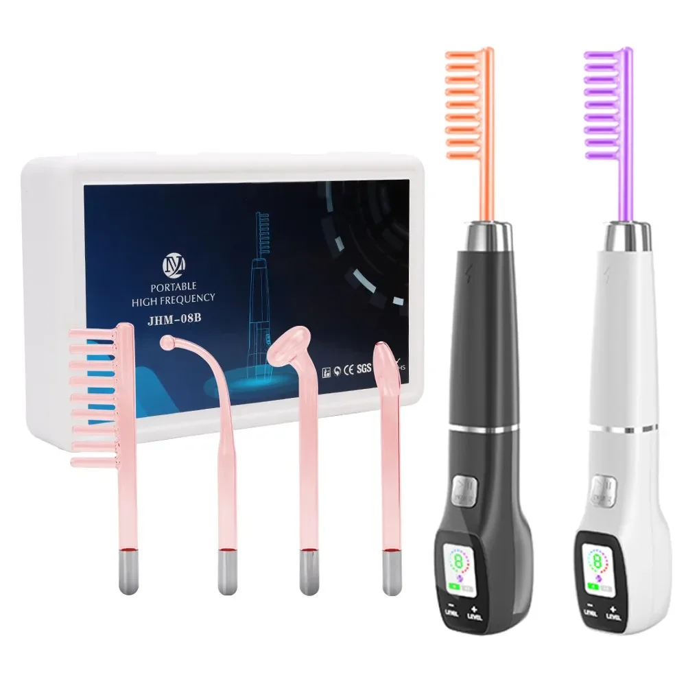 

Newest 4 in1 High Frequency Facial Machine Electrode Wand Set Neon or Argon Skincare Face Radio Frequency Skin Tighten Therapy