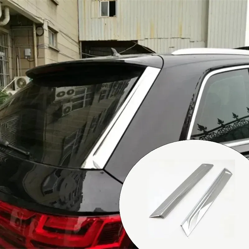 

Car Accessories Tail Trunk Windshield Decoration Rear Window Side Panel Cover Trim Strip Exterior Stickers For Audi Q7 2016-2019