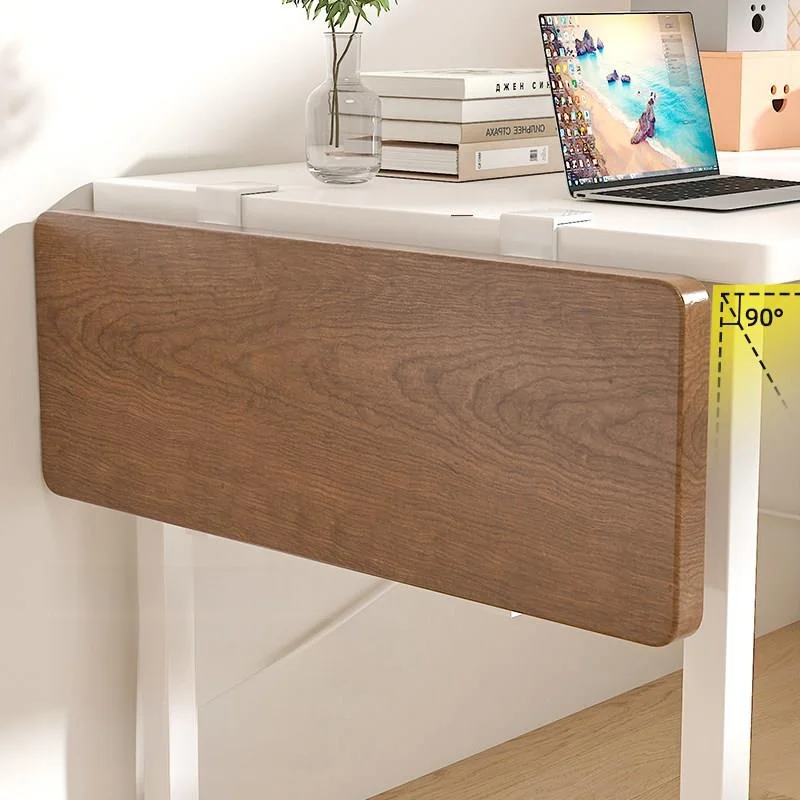 Desktop Extension Board Stackable Office Desk Expander Arm Support Keyboard Holder Modern Simple Style Rectangular Shelf
