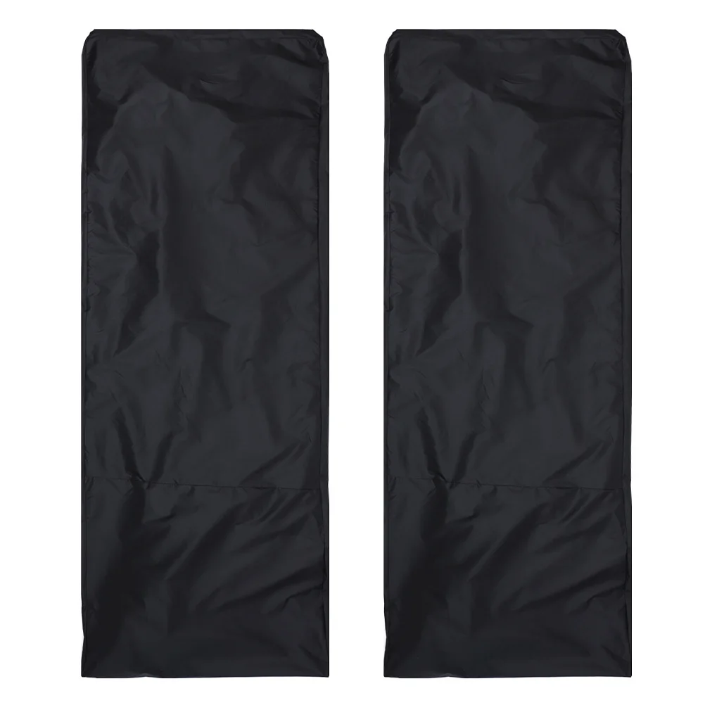Totority 2pcs Outdoor Patio Chaise Lounge Chair Cover UV Resistant Heavy Duty Weatherproof for Sofa Furniture