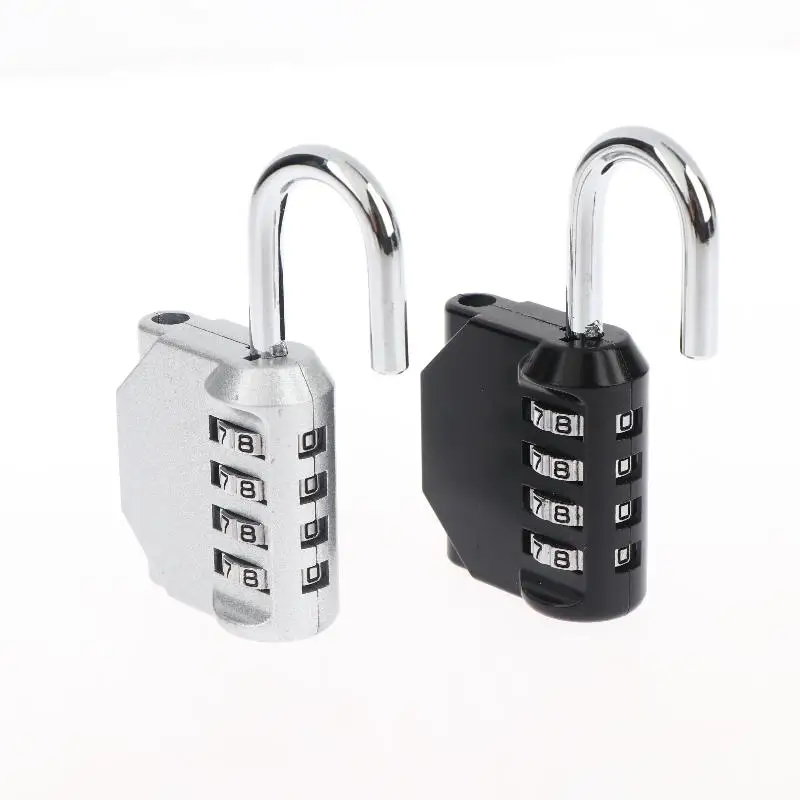 1Pcs Resettable Combination Lock 4 Digit Padlock With Combination Waterproof And Heavy Duty Combination Padlock