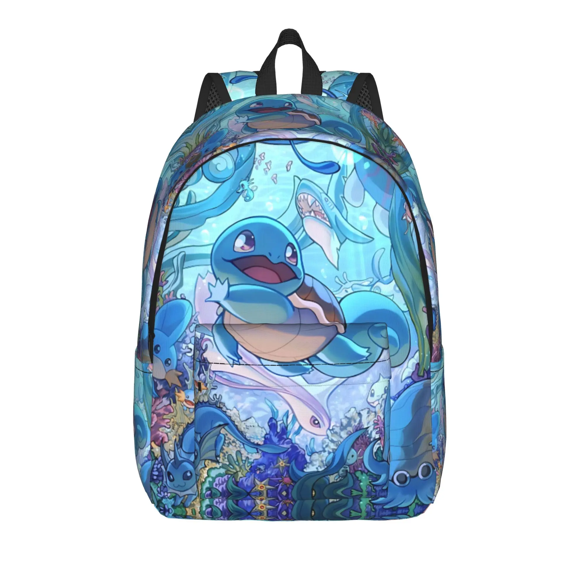 Fashion pokemon summer vibes theme Backpack  Mochilas Daily Office Work Sturdy Shoulder Rucksack