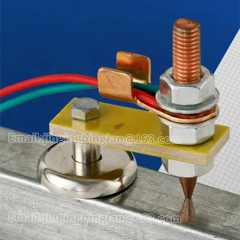 Welding head for electric welding grounding Magnetic welding fixed grounding clip Single strong magnetic bracket