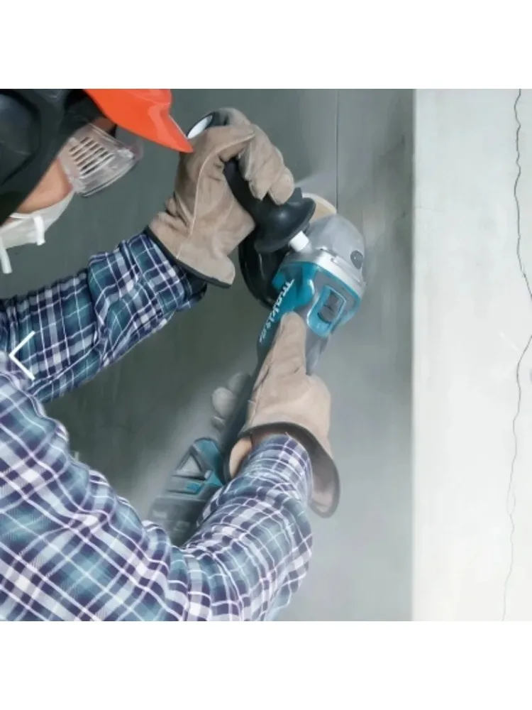 Makita 18V 125mm DGA404 Borstelloze Elektrische Slijptol Hoge Vermogen Oplaadbare Lithium-Ion voor Snijden en Polijsten - afbeelding 2