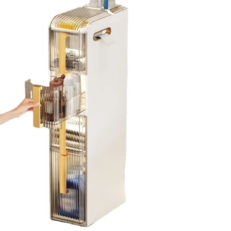 

Акриловая установка для ванной комнаты, стеллаж для хранения песочного шкафа, мобильный шкаф для хранения в ванной комнате, напольная стойка для хранения