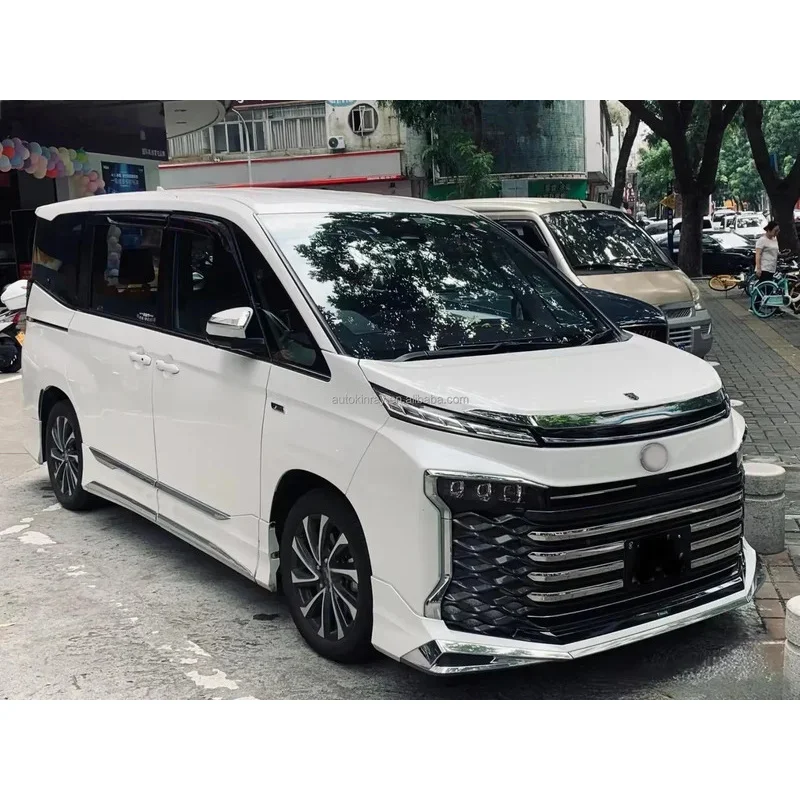 

Factory Hot Selling 2025 New val Toy-ota Voxy Aero LED Grille Front Lip Bumper Monalisa New Design Bodykit Upgrade for 2022-