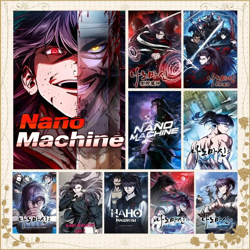 Manhwa N-Nano Machine Martial Fantasy Poster Wall Art Bedroom Living Room Dorm Bar Cafe Gym Studio Home Decor Gifts