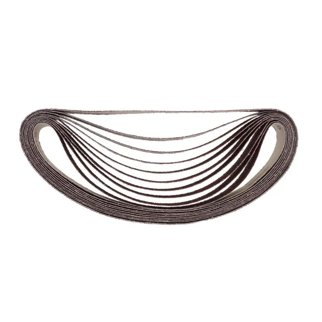 샌딩 벨트 20개 세트 36-600 그릿 25x762mm 도구 그라인더 액세서리